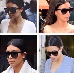 Authentic Saint Laurent SL 1 black tortoise bottom sunglasses ASO celebs Kim K